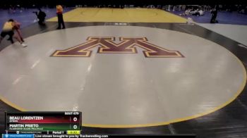 195 lbs Cons. Round 4 - Martin Prieto, Plainview-Elgin-Millville vs Beau Lorentzen, Byron