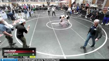 144 lbs Cons. Round 5 - Braxton Beard, Central Valley vs Chase Weber, Burlington Edison