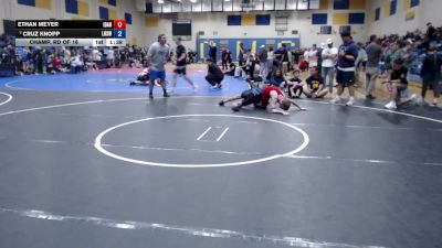 120 lbs Champ. Rd Of 16 - Ethan Meyer, Idaho vs Cruz Knopp, Lakeland High School Wrestling