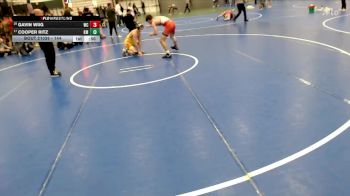 144 lbs Quarterfinal - Cooper Ritz, Kearney Matcats vs Gavin Wiig, Woodbury Central