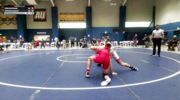 141 lbs Cons. Round 2 - Spartan Koslov, Unattached vs Finn Buchanan, Belmont Abbey