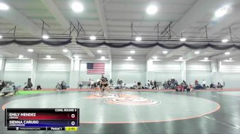 109 lbs Cons. Round 3 - Sienna Caruso, Lindenwood vs Emily Mendez, Adrian