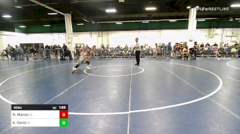 90 lbs Round Of 32 - Nathan Manos, SC vs Kael Davis, PA