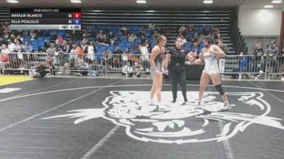 160 lbs Semifinal - Natalie Blanco, CA vs Ella Poalillo, NJ