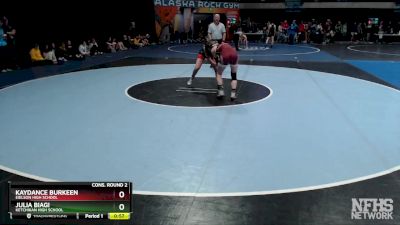 126G Cons. Round 2 - Kaydance Burkeen, Eielson High School vs Julia Biagi, Ketchikan High School