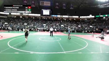 110 lbs Champ. Round 1 - Athena Strohl, Unattached vs Eleanor Polking, GGBA