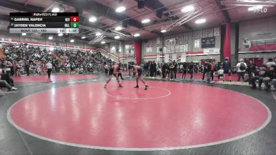190 lbs Champ. Round 1 - Gabriel Nafeh, Beverly Hills vs Jayden Valencia, Hillcrest