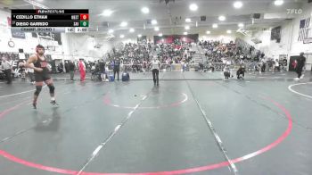165 lbs Champ. Round 1 - Diego Garrido, Santa Ana Valley vs Cedillo Ethan, Westminster