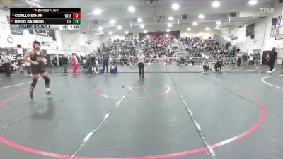 165 lbs Champ. Round 1 - Diego Garrido, Santa Ana Valley vs Cedillo Ethan, Westminster