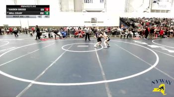 102 lbs Champ. Round 1 - Kaiden Gross, Greece Storm Wrestling vs Will Colby, Wayne Wrestling Club
