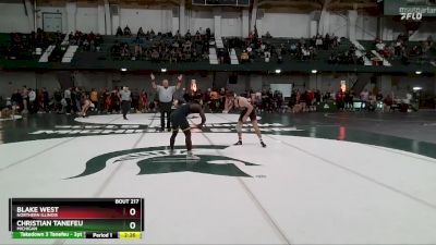 125 lbs Semifinal - Blake West, Northern Illinois vs Christian Tanefeu, Michigan