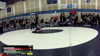 49 lbs Round 1 (4 Team) - Calvin Huhn, Brownsburg Wrestling Club vs Mason Payton, Perry Meridian Wrestling Club