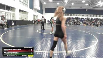 105 lbs Quarterfinal - Amanda Sanchez, Granada Hills Charter vs Tessa Fortenbaugh, Canyon