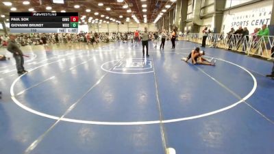 110 lbs Round 5 (3pm Friday) - Giovanni Brunst, Westshore D.S. vs Paul Sok, Great Neck W.C