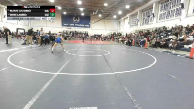 120 lbs Round Of 16 - Makhi Gardner, Bunnell vs John Laquio, Gilbert/Torr