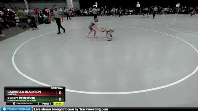 65-68 lbs Semifinal - Kinley Pederson, Summit Wrestling Academy vs Gabriella Blackson, Missouri