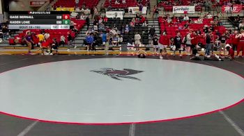 165 lbs Champ. Round 1 - Kaden Lone, Indianapolis vs Gage Bernall, Central Missouri