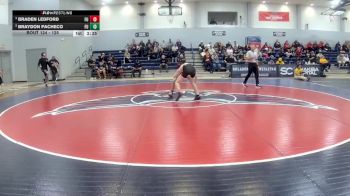 125 lbs Semifinal - Braden Ledford, Friends University vs Braydon Pacheco, Friends University