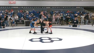 70 lbs Cons. Quarters - Josiah Jester, Midwest Xtreme Wrestling vs Mack Bargerstock, Michigan Revolution Wrestling Club