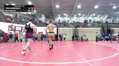 190 lbs Cons. Round 4 - Wes Summersett, South Adams vs Noah Martin, Franklin Wrestling Club