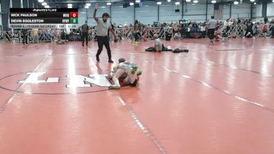 84 lbs Round 2 - 10:45am Saturday - Devin Eggleston, NYWAY - Iron Empire vs Nick Paulson, Mile High