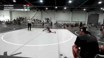 106 lbs Consi Of 4 - Dylan Henry, Manu WC vs Cain Person, Central Coast Most Wanted