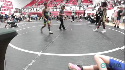 80 lbs Consi Of 8 #2 - DeAndre Denmark Jr., D3 Wrestling Cluib vs Paxtyn McGilbert, Midwest City Bombers Youth Wrestling Club