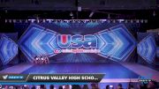 Citrus Valley High School - Citrus Valley Varsity Song [2022 Varsity - Song/Pom - Intermediate] 2022 USA Nationals: Spirit/College/Junior
