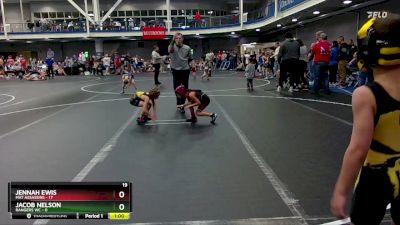 52 lbs Round 6 (8 Team) - Jennah Ewis, Mat Assassins vs Jacob Nelson, Rangers WC