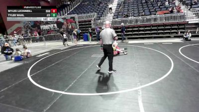 109 lbs Rr Rnd 5 - Myles Luckinbill, Bear Creek Jr. Wrestling vs Tyler Wahl, Atc
