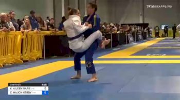 KIERA AILEEN DARE vs CAROLINA HAUCK HERDY 2021 World Master IBJJF Jiu-Jitsu Championship