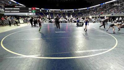 70 lbs Consy 1 - Braxton Wensel, Union vs Rocky Roseman, Shikellamy