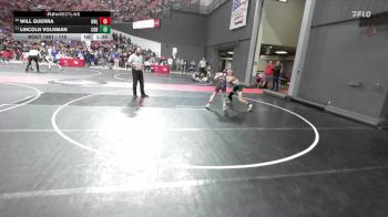 110 lbs Cons. Round 4 - Will Guerra, Demons WC (Burlington) vs Lincoln Volkman, Shiocton