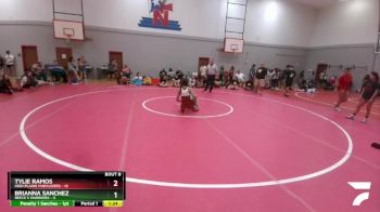 107 lbs Round 3 (6 Team) - Brianna Sanchez, Reece`s Warriors vs Tylie Ramos, High Plains Marauders