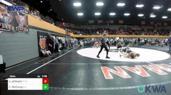 95 lbs Rr Rnd 4 - Emersyn Gillespie, Perkins vs Charlee McClung, Elgin Wrestling