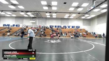 141 lbs Semifinal - Kymani Capri, College Of Redwoods vs Ahmaad Lewis, Sacramento City College