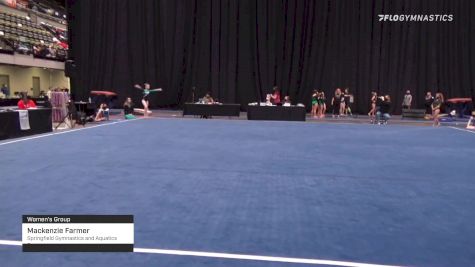 Mackenzie Farmer - Women's Group, Springfield Gymnastics and Aquatics Center - 2021 Women's Xcel Region 4 Championships
