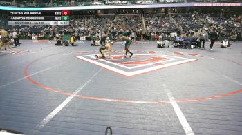 6A 132 lbs Quarterfinal - Ashton Tennessee, West Johnston High School vs Lucas Villarreal, Kings Mountain High School