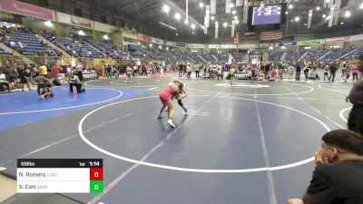 109 lbs Round Of 16 - Nevaeh Romero, Llwc vs Sophia Catt, Darkhorse WC