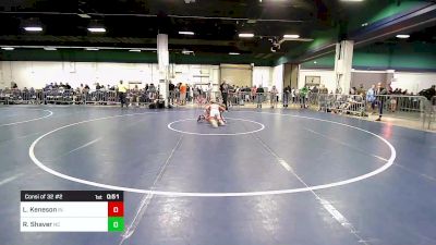 100 lbs Consi Of 32 #2 - Lou Keneson, IN vs Randall Shaver, NC