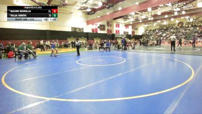 110 lbs Quarterfinal - Talia Smith, Thousand Oaks vs Naomi Bonilla, Fillmore