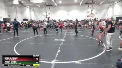 80 lbs Round 2 - Aria Bushaw, Carolina Reapers vs Aiden Smith, Grizzlies Wrestling Club