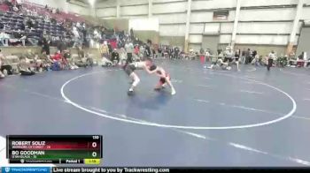 130 lbs Round 2 (4 Team) - Bo Goodman, Utah Black vs Robert Soliz, Warriors Of Christ