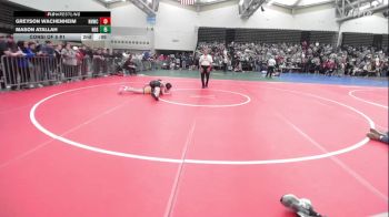 77-J lbs Consi Of 16 #2 - Joseph Monell, Xtreme Wrestling vs Maxwell Wright, Unattached