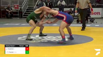 113 lbs Champ. Round 1 - Tommy Frazier, Zionsville vs Jackson Heaston, Indian Creek