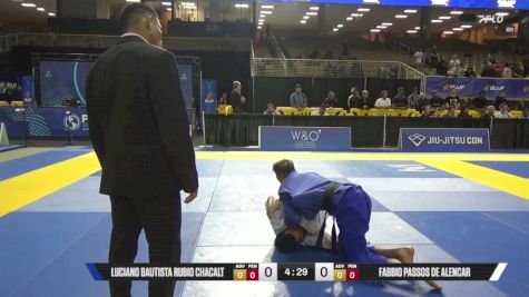 Fabbio Passos De Alencar vs Luciano Bautista Rubio Chacalt 2026 Pan Jiu Jitsu IBJJF Championship