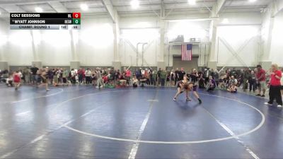 92 lbs Champ. Round 1 - Colt Sessions, Uintah Wrestling vs Wyatt Johnson, Box Elder Stinger Wrestling