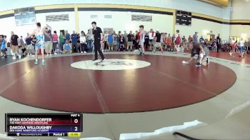 144 lbs Cons. Semi - Ryan Kochendorfer, The Fort Hammers Wrestling vs Dakoda Willoughby, Red Hawk Wrestling Academy