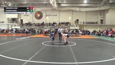 125 lbs Cons. Round 5 - Brandon Dami, Washington & Jefferson vs Taveon Moss, Hiram College