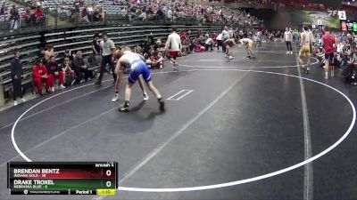 140 lbs Round 5 (6 Team) - Brendan Bentz, Indiana Gold vs Drake Troxel, Nebraska Blue